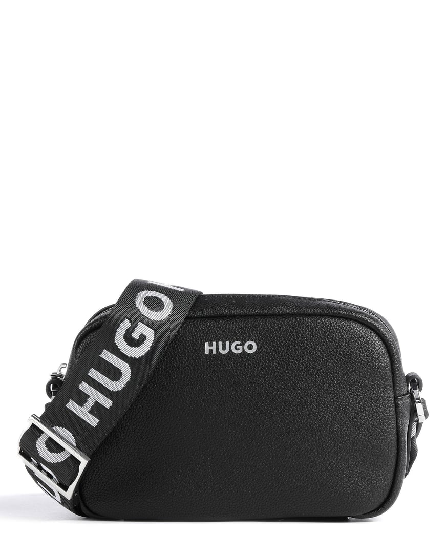 HUGO HUGO Kadın Logo Şerit Askılı Çıkartılabilen Askılı Siyah1 Omuz Çantası 50490172-002