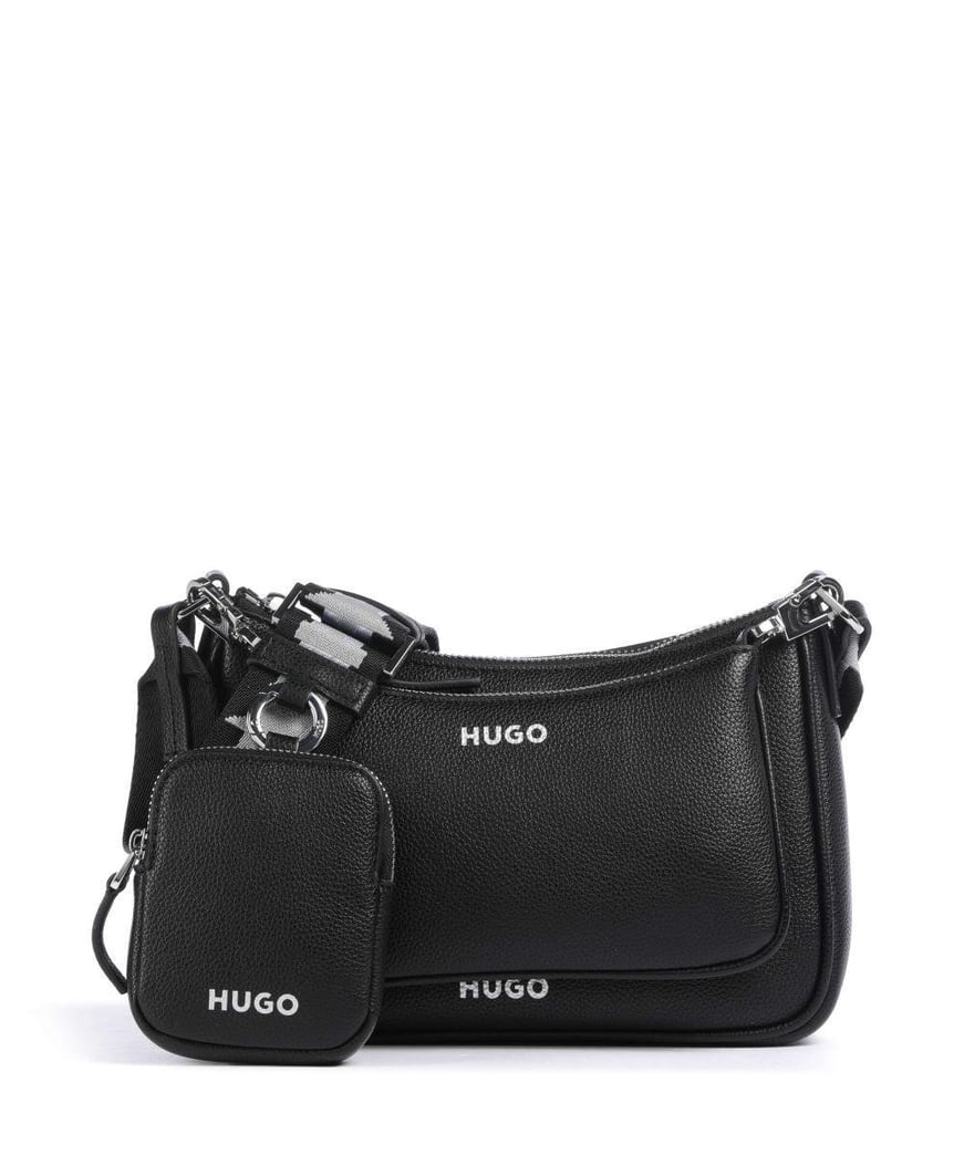 HUGO HUGO Kadın Marka Logolu Ayarlanabilir Omuz Askılı Siyah1 Omuz Çantası 50516579-005