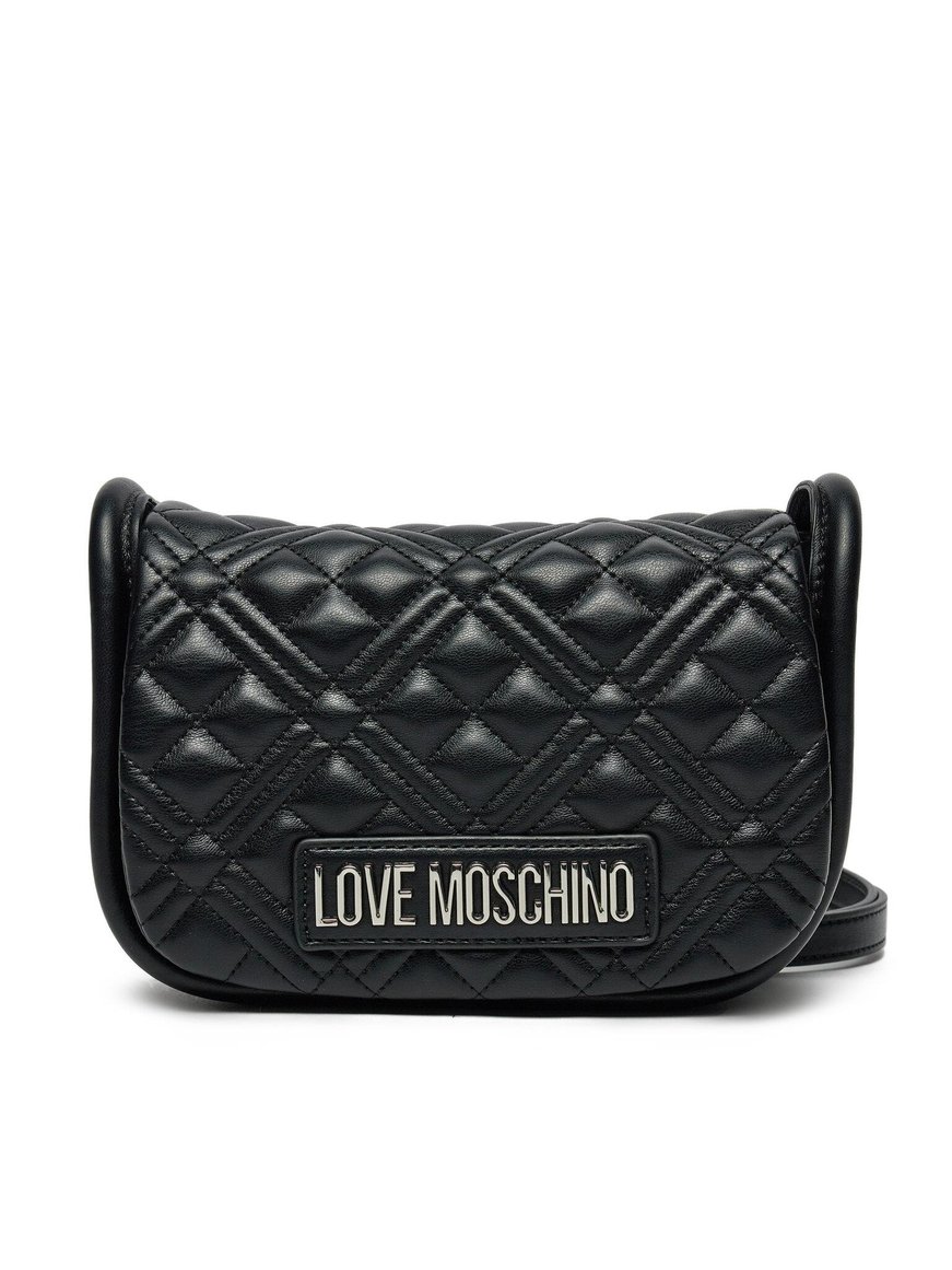 Love Moschino Love Moschino Kadın Manyetik Kapamalı Omuz Askılı Siyah Omuz Çantası JC4139PP1MLA0-00B