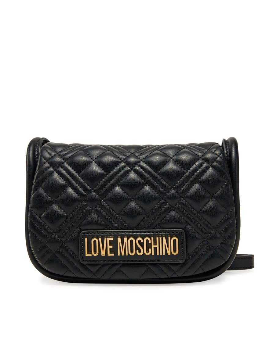 Love Moschino Love Moschino Kadın Manyetik Kapamalı Omuz Askılı Siyah Omuz Çantası JC4139PP1MLA0-000