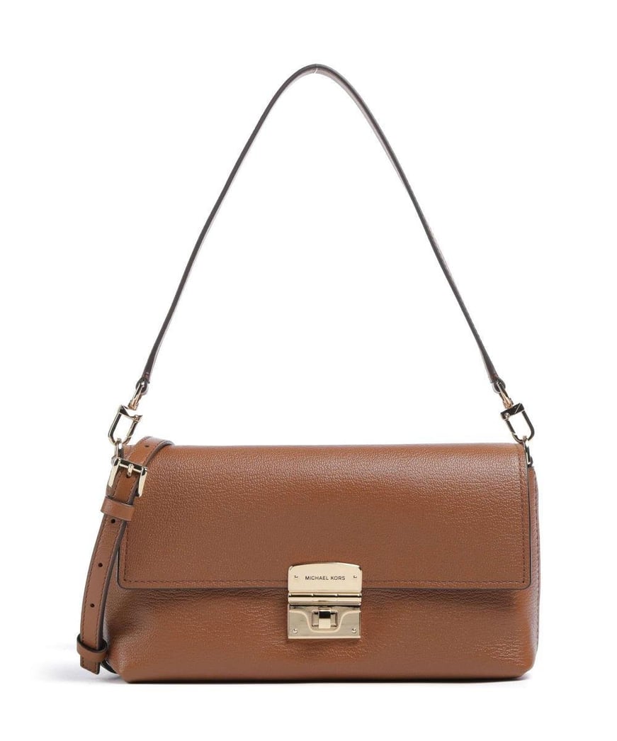 Michael Kors Michael Kors Kadın Deri Metal Toka Kapamalı Ayarlanabilir Kayış Kahverengi Omuz Çantası 32S5G9XC8T-LUGGAGE