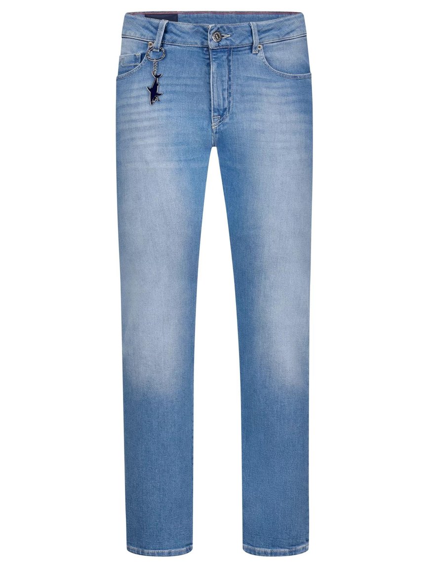 Paul Shark Paul Shark Erkek Denim Kumaş  Normal Bel Düz Model Açık Mavi Jeans 25414105-J01