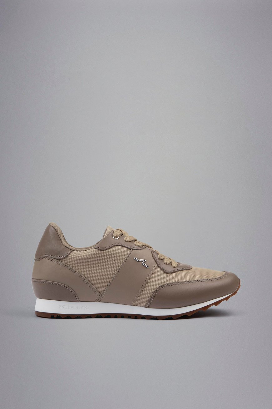 Paul Shark Paul Shark Erkek Deri Rahat Taban Günlük Kullanım Bej Sneaker 24418009-629