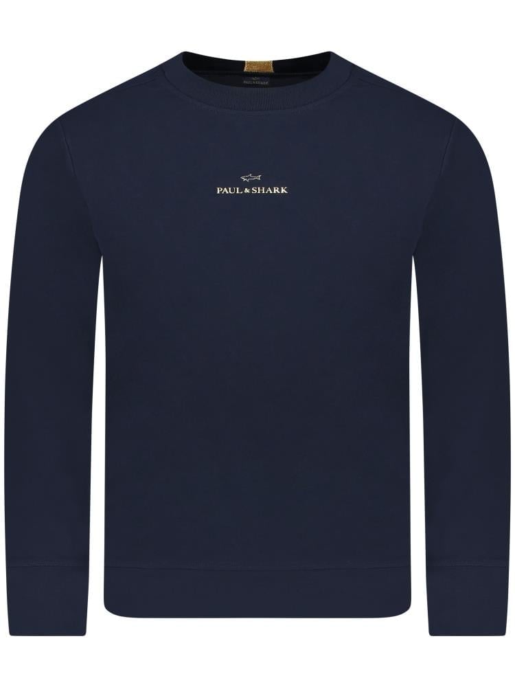 Paul Shark Paul Shark Erkek Pamuklu Uzun Kol Dokuma Günlük Kullanım Lacivert Sweatshirt 14311897-50E
