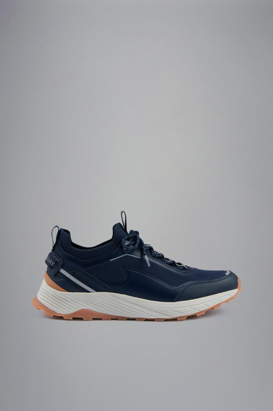 Paul Shark Paul Shark Erkek Rahat Taban Marka Logolu Bağcıklı Mavi Sneaker 14318004-050