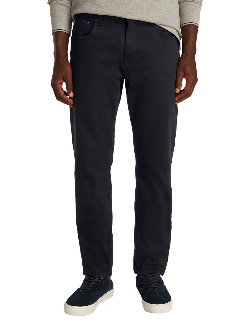 TOMMY HILFIGER Tommy Hilfiger Erkek Denim Kumaş  Normal Bel Düz Model Siyah Jeans MW0MW39040-1B1