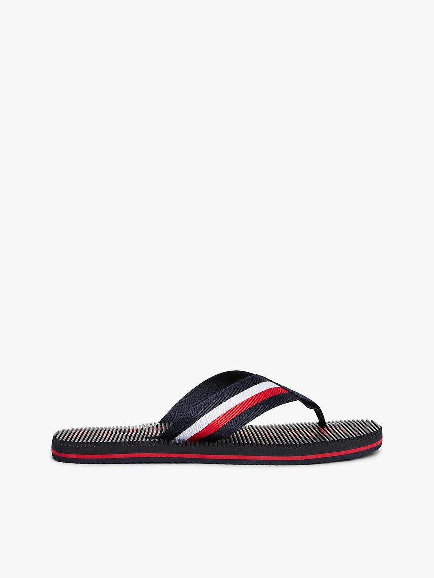 TOMMY HILFIGER Tommy Hilfiger Erkek Lacivert Terlik FM0FM05443-DW5