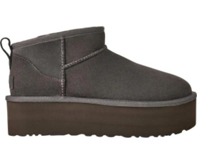 UGG UGG Kadın Düz Taban Logo Baskılı Rahat Spor Stil Antrasit Bot & Bootie 1135092-CHARCOAL