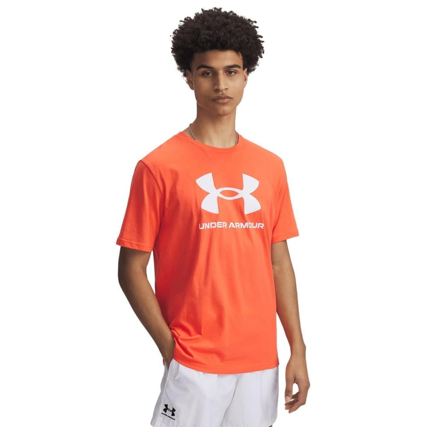 Under Armour Under Armour Erkek Grafik Baskılı Kısa Kollu Turuncu T-Shirt 1382911-847