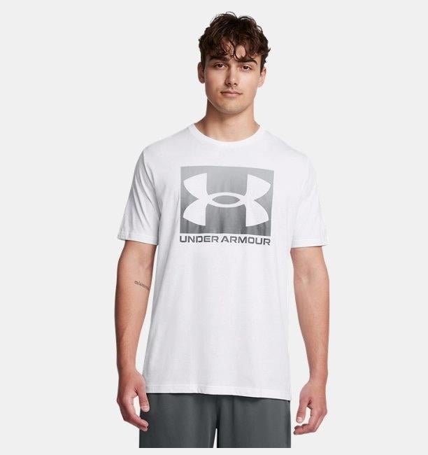 Under Armour Under Armour Erkek Pamuklu Regular Fit Yuvarlak Yaka Beyaz T-Shirt 1386793-100