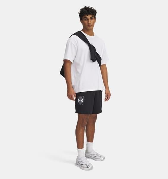 Under Armour Under Armour Erkek Regular Fit Nefes Alabilir Kumaş Logo Baskılı Siyah Şort 1390147-001