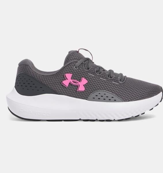 Under Armour Under Armour Kadın Marka Logolu Rahat Taban Bağıcıklı Gri Sneaker 3027007-025