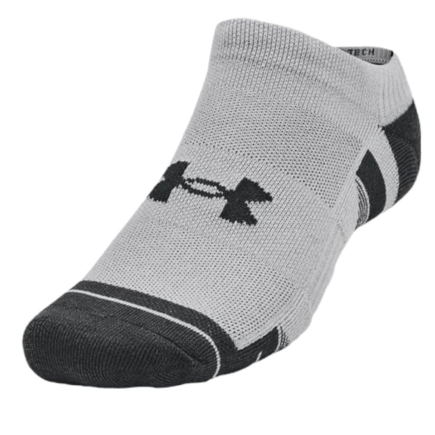 Under Armour Under Armour Unısex Bilek Detayı Lastikli Dokuma Kumaş Logo Desenli Gri Çorap 1379503-011