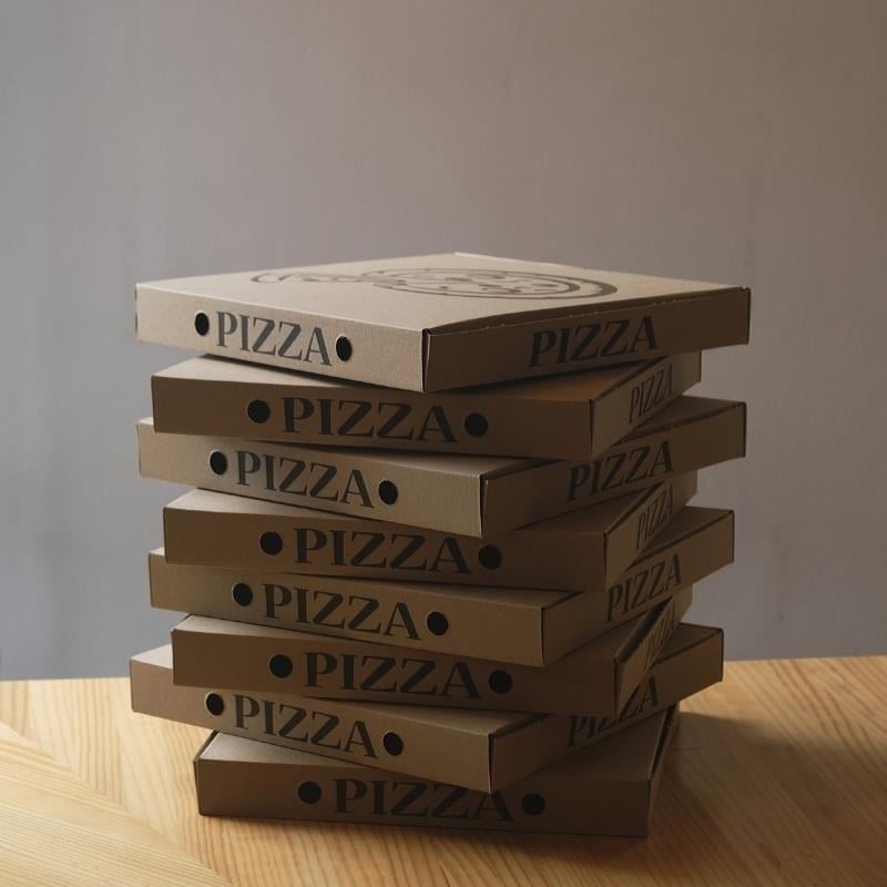 Baskılı Kraft Pizza Kutusu