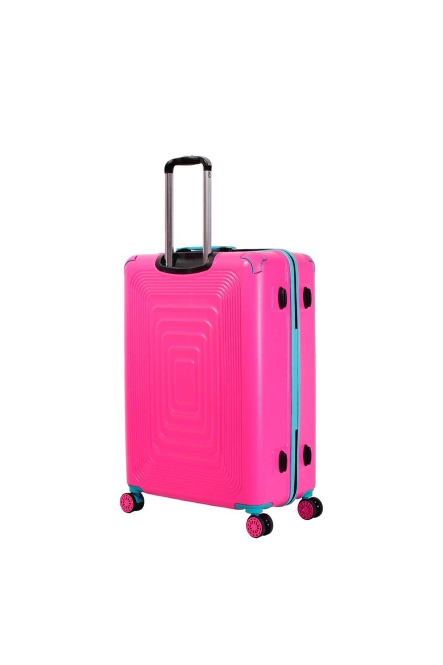 Pembe 3 Lü Valiz Seti (büyük + Orta + Makyaj )