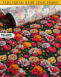  TAŞLI Dijital Baskı Tek En Pamuk Viskon Kumaş 90cm-TDJ0113TDJ0113