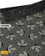 Dar En Siyah Beyaz Pamuk Viskon Kumaş ( TEK EN ) 90cm-LDV01813LDV01813