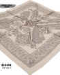 Desenli Bambu Kraş Eşarp 110*110cm BE0409-1814BE0409
