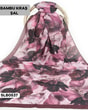 Desenli Soft Bambu Kraş Şal SLB0537-2610SLB0537