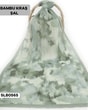 Desenli Soft Bambu Kraş Şal SLB0565-2534SLB0565