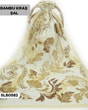Desenli Soft Bambu Kraş Şal SLB0582-4330SLB0582