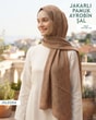 Jakarlı Ayrobin Pamuk Şal  JSL0204-4006JSL0204