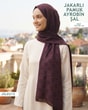 Jakarlı Ayrobin Pamuk Şal  JSL0212-4015JSL0212