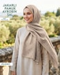 Jakarlı Ayrobin Pamuk Şal  JSL0401-3813JSL0401