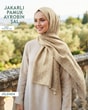 Jakarlı Ayrobin Pamuk Şal  JSL0404-3816JSL0404