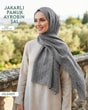 Jakarlı Ayrobin Pamuk Şal  JSL0405-3817JSL0405
