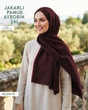 Jakarlı Ayrobin Pamuk Şal  JSL0415-3827JSL0415
