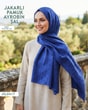 Jakarlı Ayrobin Pamuk Şal  JSL0417-3830JSL0417