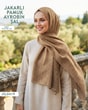 Jakarlı Ayrobin Pamuk Şal  JSL0419-3702JSL0419