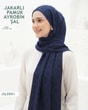 Jakarlı Ayrobin Pamuk Şal  JSL0501-3703JSL0501