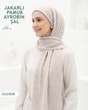 Jakarlı Ayrobin Pamuk Şal  JSL0508-3710JSL0508