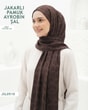 Jakarlı Ayrobin Pamuk Şal  JSL0510-3712JSL0510