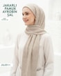 Jakarlı Ayrobin Pamuk Şal  JSL0511-3713JSL0511