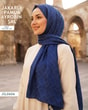 Jakarlı Ayrobin Pamuk Şal  JSL0606-3727JSL0606
