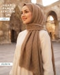 Jakarlı Ayrobin Pamuk Şal  JSL0616-3607JSL0616