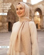 Jakarlı Ayrobin Pamuk Şal  JSL0620-3611JSL0620
