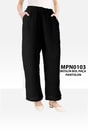 Müslin Kumaş Cepli Bol Paça Pantolon MPN0103-8620MPN0103