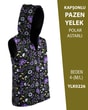VİEMOR OTANTİK KAPÜŞONLU PAZEN YELEK  M/L-4YLK0226