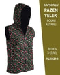 VİEMOR OTANTİK KAPÜŞONLU PAZEN YELEK  S/M-3YLK0210