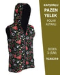 VİEMOR OTANTİK KAPÜŞONLU PAZEN YELEK  S/M-3YLK0219