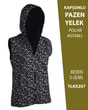 VİEMOR OTANTİK KAPÜŞONLU PAZEN YELEK  S/M-3YLK0207