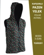 VİEMOR OTANTİK KAPÜŞONLU PAZEN YELEK  S/M-3YLK0201