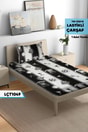 YASTIKLI Tekkişilik Lastikli YASTIKLI Tekkişilik Lastikli Çarşaf Seti 100x200cm LÇT1049-30803LÇT1049