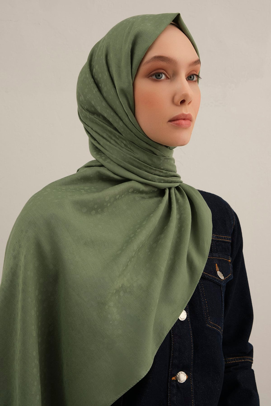 Armine Damla Desen Bambu Cotton Şal 48