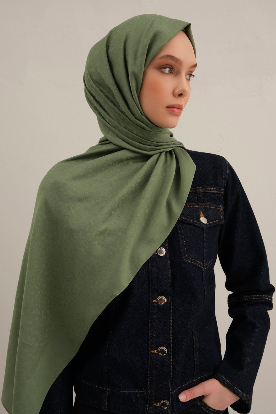 Armine Damla Desen Bambu Cotton Şal 48