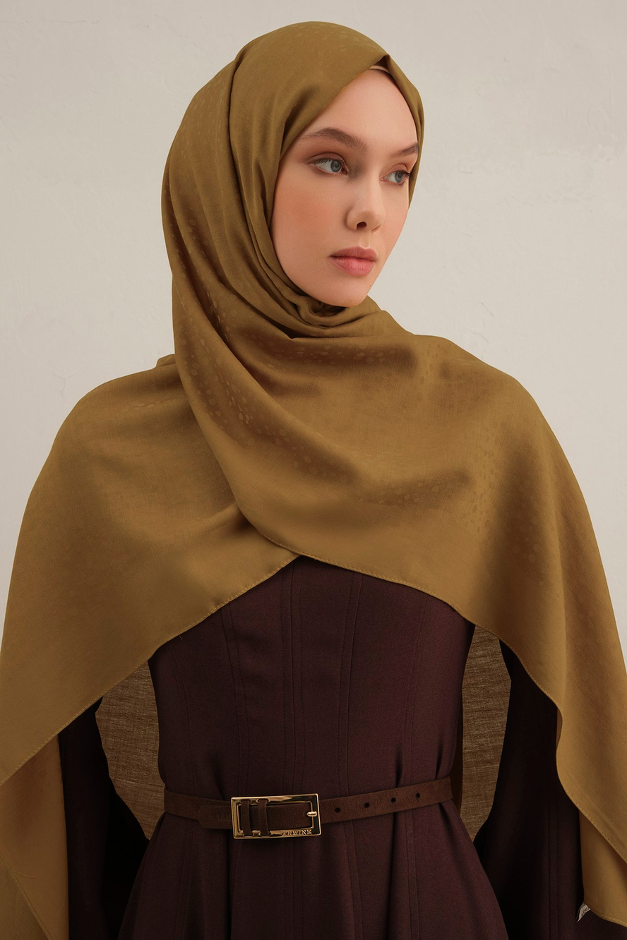 Armine Damla Desen Bambu Cotton Şal 71